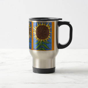 Riesige Sonnenblume - Reise-Tasse Reisebecher