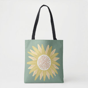 Riesige Sonnenblume Tasche