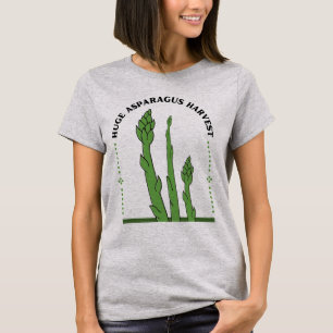 Riesige Spargelernte Lustiges Küchengarten T-Shirt