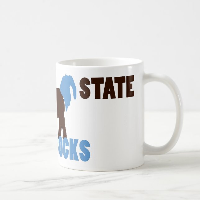 Riesige Staats-Kampfhahn-Tasse Kaffeetasse (Rechts)