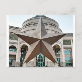 Riesige Sternskulptur im The Story of Texas Museum Postkarte