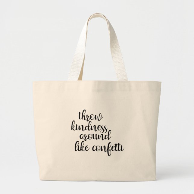 Riesige Tasche mit Inspirational Mitteilung (Vorne)