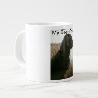 riesige Tasse mit einem Bild eines schwarzen