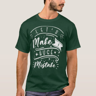 Riesige Zitate zur Unvollkommenheit der Kunstlinie T-Shirt