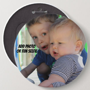 Riesiger 6 Zoll Foto-Button mit individuellem Bild Button