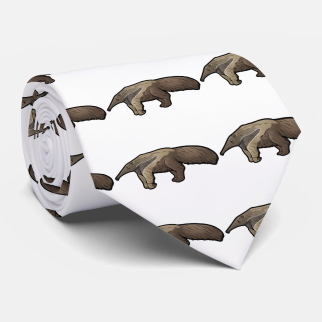 Riesiger Anteater Krawatte (Gerollt)