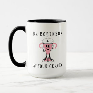Riesiger Dr. Individuelle Name bei Ihrem Cervix pe Tasse