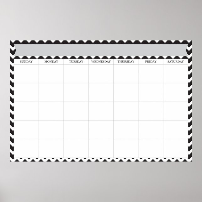 Riesiger Kalender Poster (Vorne)