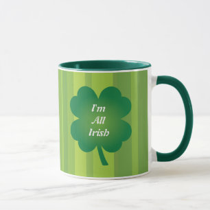 Riesiger Klee-personalisierte Tasse