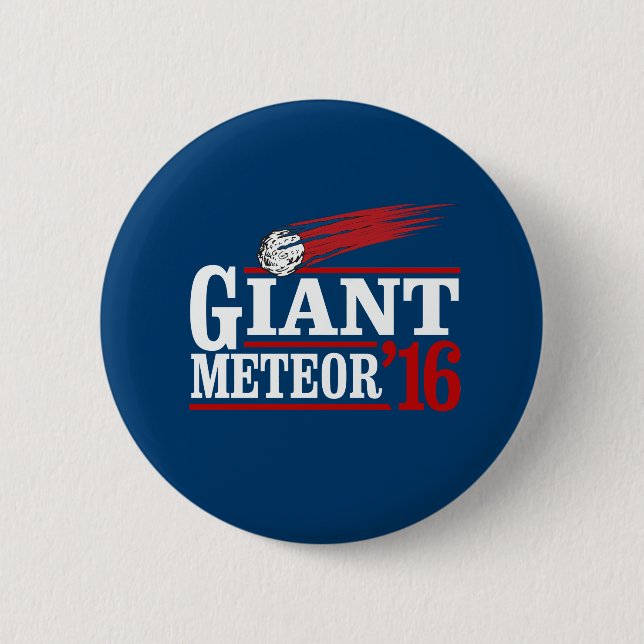 Riesiger Meteor 2016 Button (Vorderseite)