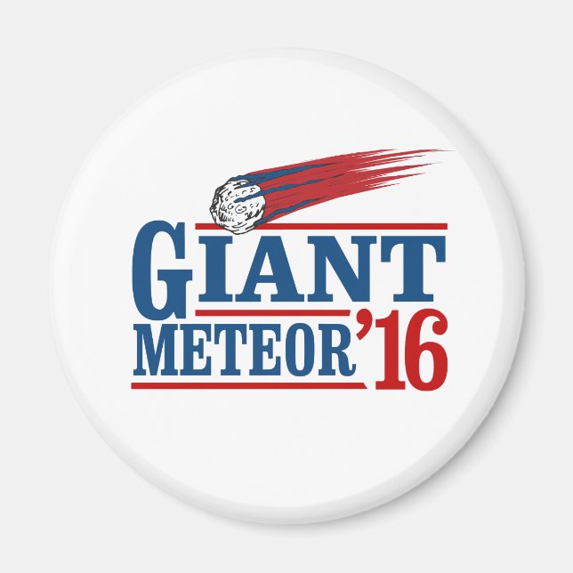 Riesiger Meteor 2016 Magnet (Vorne)