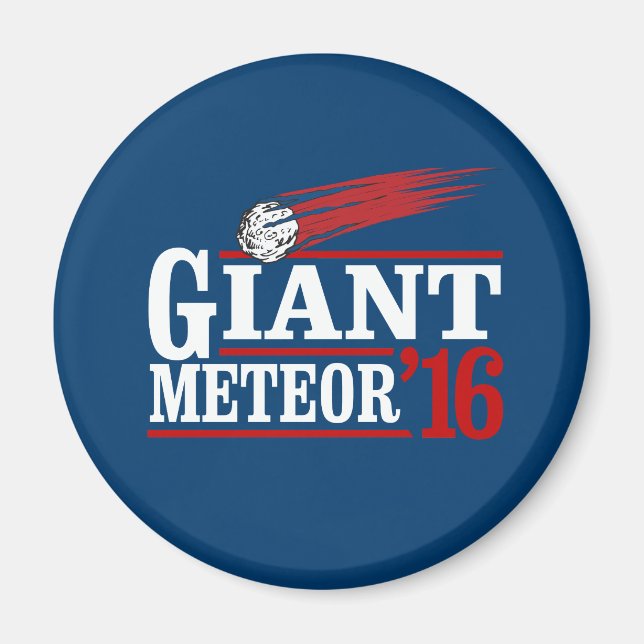 Riesiger Meteor 2016 Magnet (Vorne)