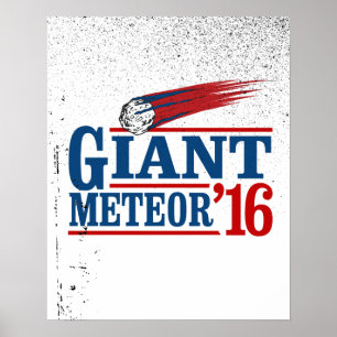 Riesiger Meteor 2016 Poster