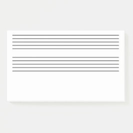 Riesiger Musiknoten Post-it Klebezettel