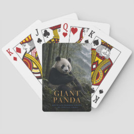 Riesiger Panda-Bambuswald-Tiere Poker Spielkarten