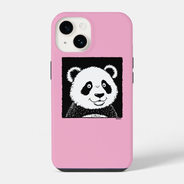 Riesiger Panda-Bär iPhone 14 Hülle (Rückseite)