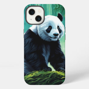 Riesiger Panda im Bambuswald iPhone Hülle