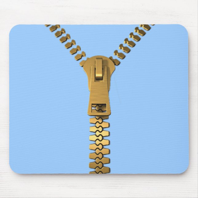 Riesiger Reißverschluss Mousepad (Vorne)