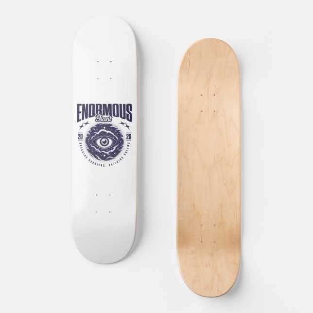 Riesiger Riese : Visionäre ungebunden Skateboard (Vorderseite)