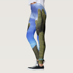 Riesiger Saguaro-Kaktus, personalisierte Leggings