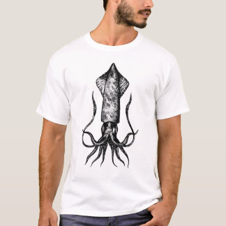 Riesiger Tintenfisch tief im Meer T-Shirt