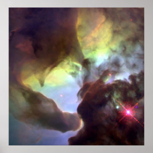 Riesiger Twister Lagune-Nebelfleck M8 Poster