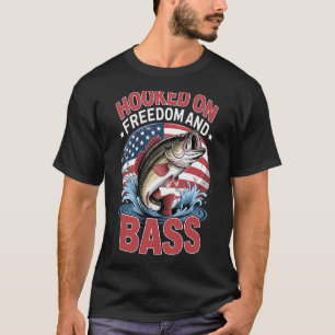 Riesiger Unterwasser. Lustiges Halibut-Angler-Desi T-Shirt