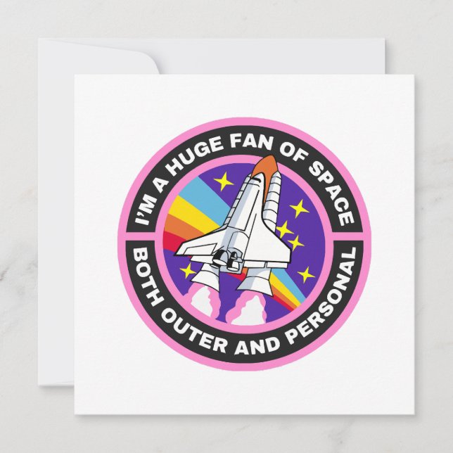 riesiger Weltraumfan (Vorderseite)