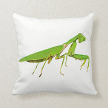 Riesiges grünes betender Mantis-Wurfs-Kissen