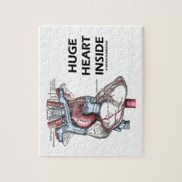 Riesiges Herzinnern (anatomisches Herz)