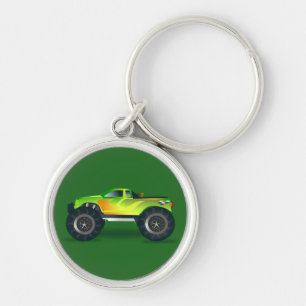 Riesiges Monster Truck Speedway-Lover Design Schlüsselanhänger