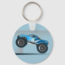 Riesiges Monster Truck Speedway-Lover Design Schlüsselanhänger