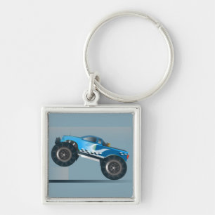 Riesiges Monster Truck Speedway-Lover Design Schlüsselanhänger