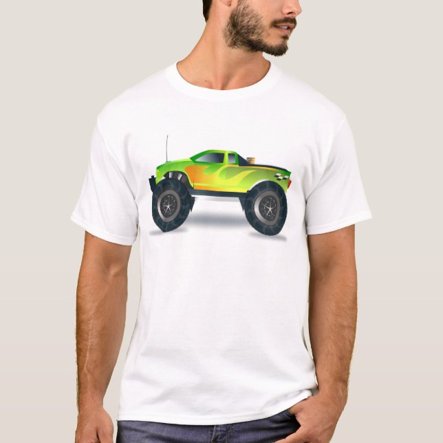 Riesiges Monster Truck Speedway-Lover Design T-Shirt (Vorderseite)