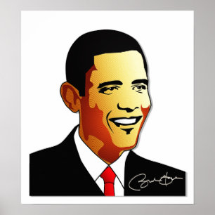 Riesiges Obama-Plakat Poster