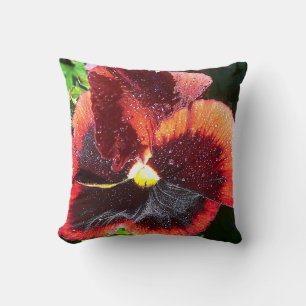 Riesiges riesiges Pansy-Blumen-Kissen Kissen