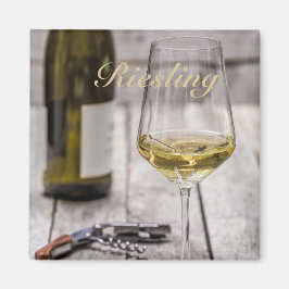 Riesling für Weißweinliebhaber Sommelier Geschenk Magnet