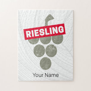 Riesling Rebe Vintage Weintrinker Trauben Design