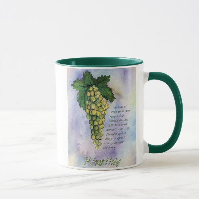 Riesling Weintrauben Tasse (Rechts)