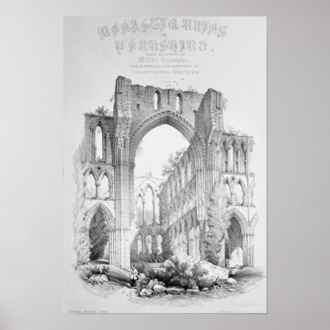 Rievaulx Abbey Poster (Vorne)