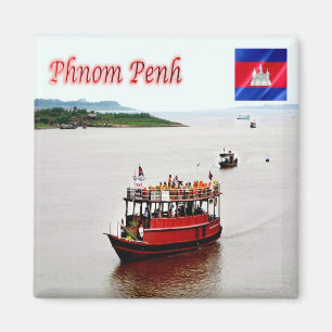 Rif. KH Kambodscha, Phnom Penh, Kühlschrank Magnet