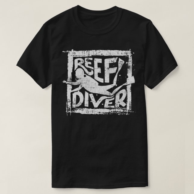 Riff Diver Deep Sea Diving T-Shirt (Design vorne)