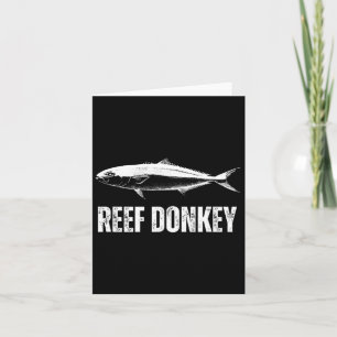Riff Donkey Shirt Amberjack Offshore Funny Funny Karte
