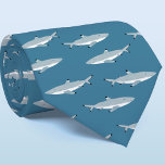Riffhai Krawatte<br><div class="desc">Ein lustiges und nicht besonders finsteres Riffhai-Design, das perfekt für jeden ist, der den Ozean und die Unterwasserwelt Liebe. Ideal für Taucher, Schnorchel, Meeresbiologen, Segler und diejenigen, die Liebe Seefischen. Originelle Kunst von Nic Squirrell.</div>