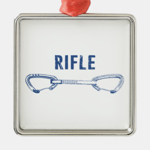 Rifle Colorado Rock Klettersteig Ornament Aus Metall