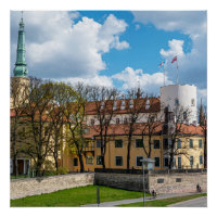 Riga Burg bei Sonnenaufgang in Riga, Lettland