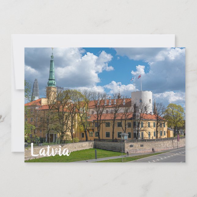 Riga Castle in Riga, Lettland (Vorderseite)