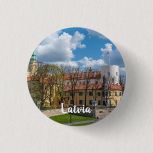 Riga Castle in Riga, Lettland Button