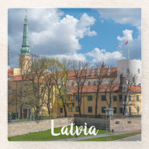 Riga Castle in Riga, Lettland Glasuntersetzer