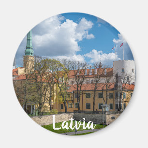 Riga Castle in Riga, Lettland Magnet